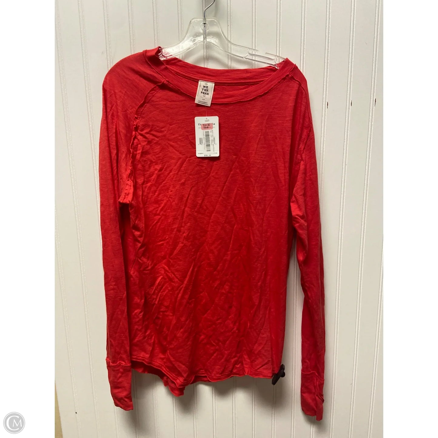 Top Long Sleeve Basic By We The Free In Red, Size: Sp