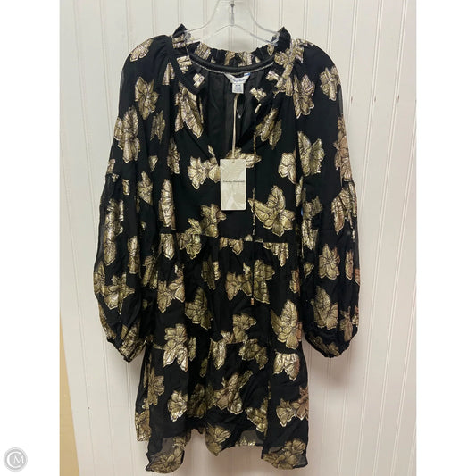 Dress Party Short By Tommy Bahama In Black & Gold, Size: M
