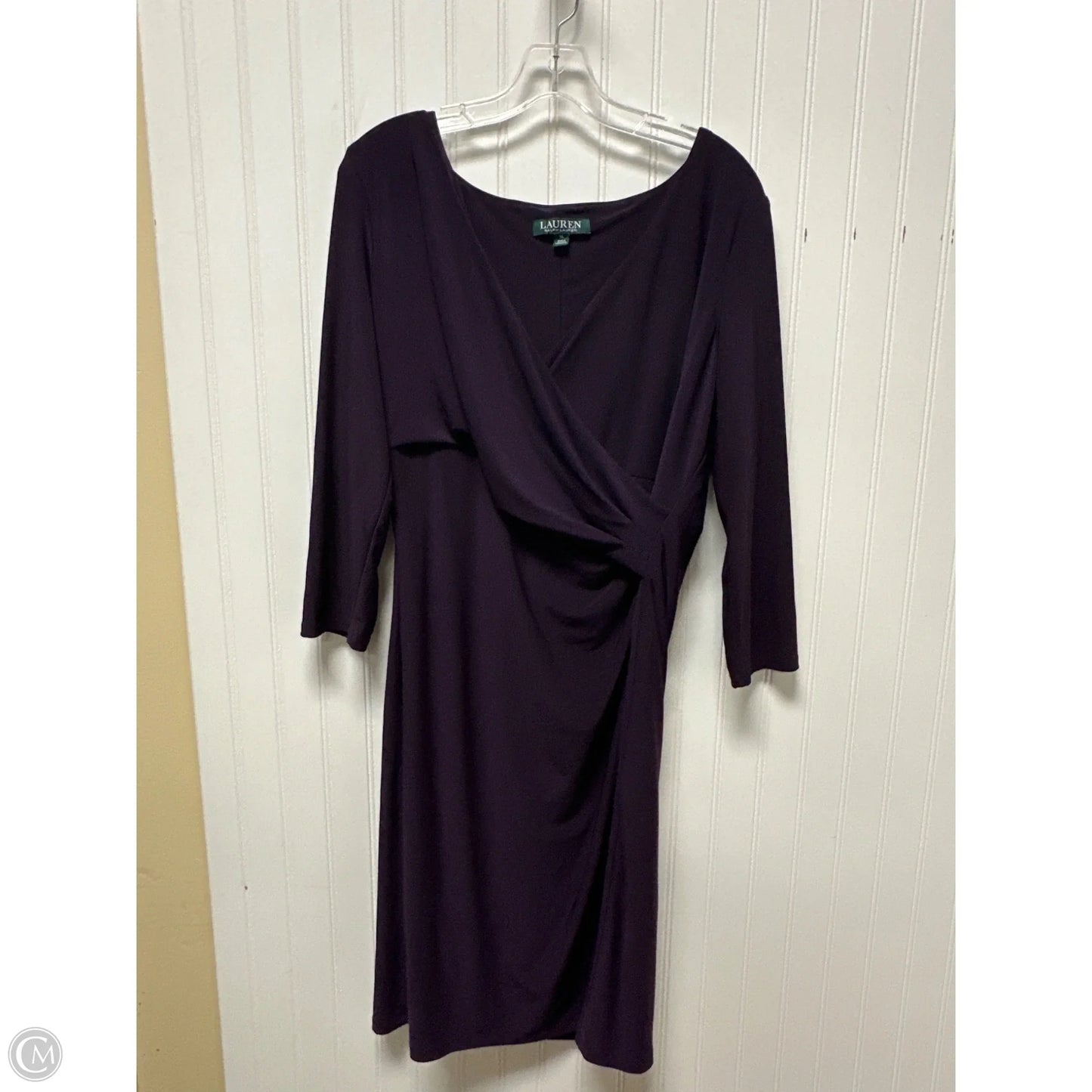 Dress Party Short By Ralph Lauren In Purple, Size: Xl
