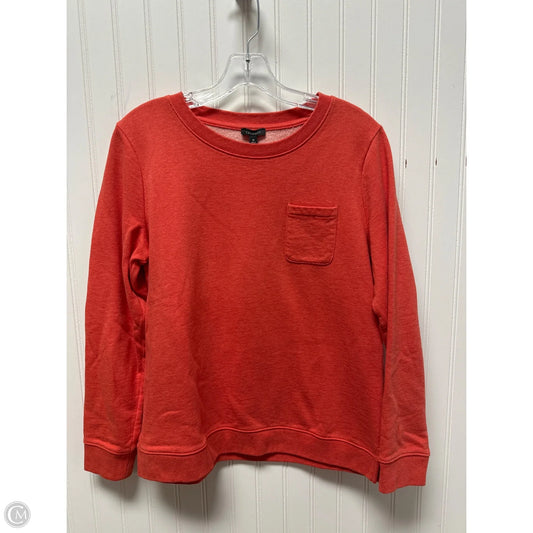Sweater By Talbots In Orange, Size: M