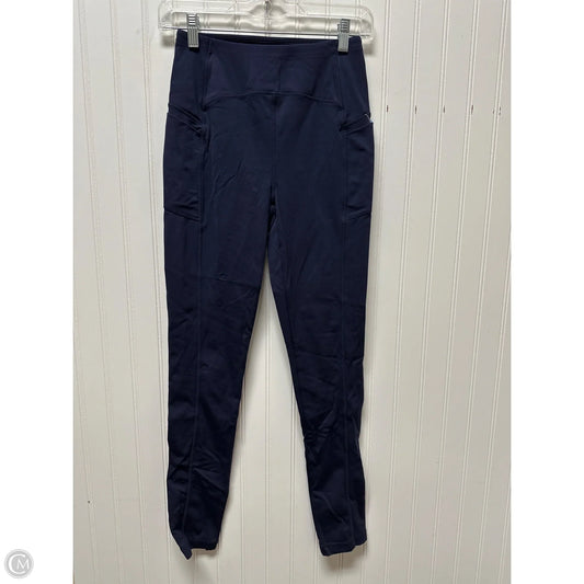Athletic Leggings By Talbots In Navy, Size: Xs