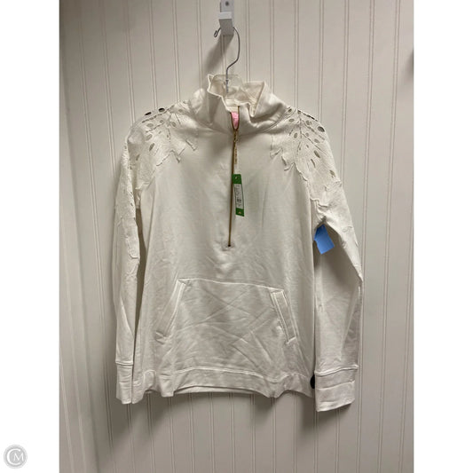 Top Long Sleeve Designer By Lilly Pulitzer In White, Size: S