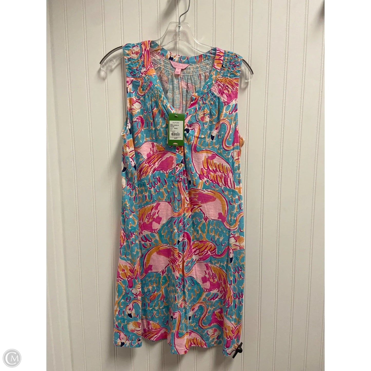 Dress Designer By Lilly Pulitzer In Blue & Pink, Size: M