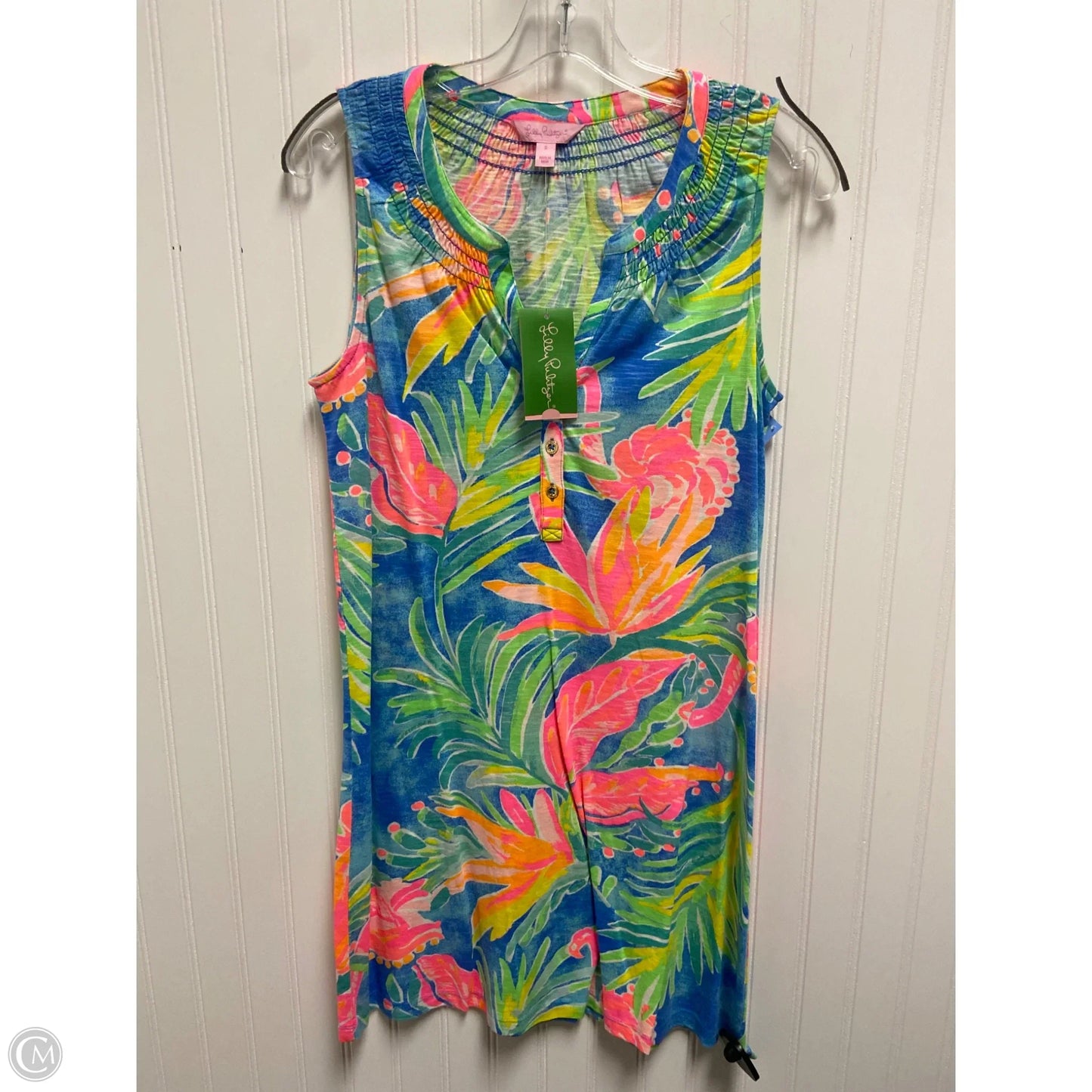 Dress Designer By Lilly Pulitzer In Blue & Pink, Size: S