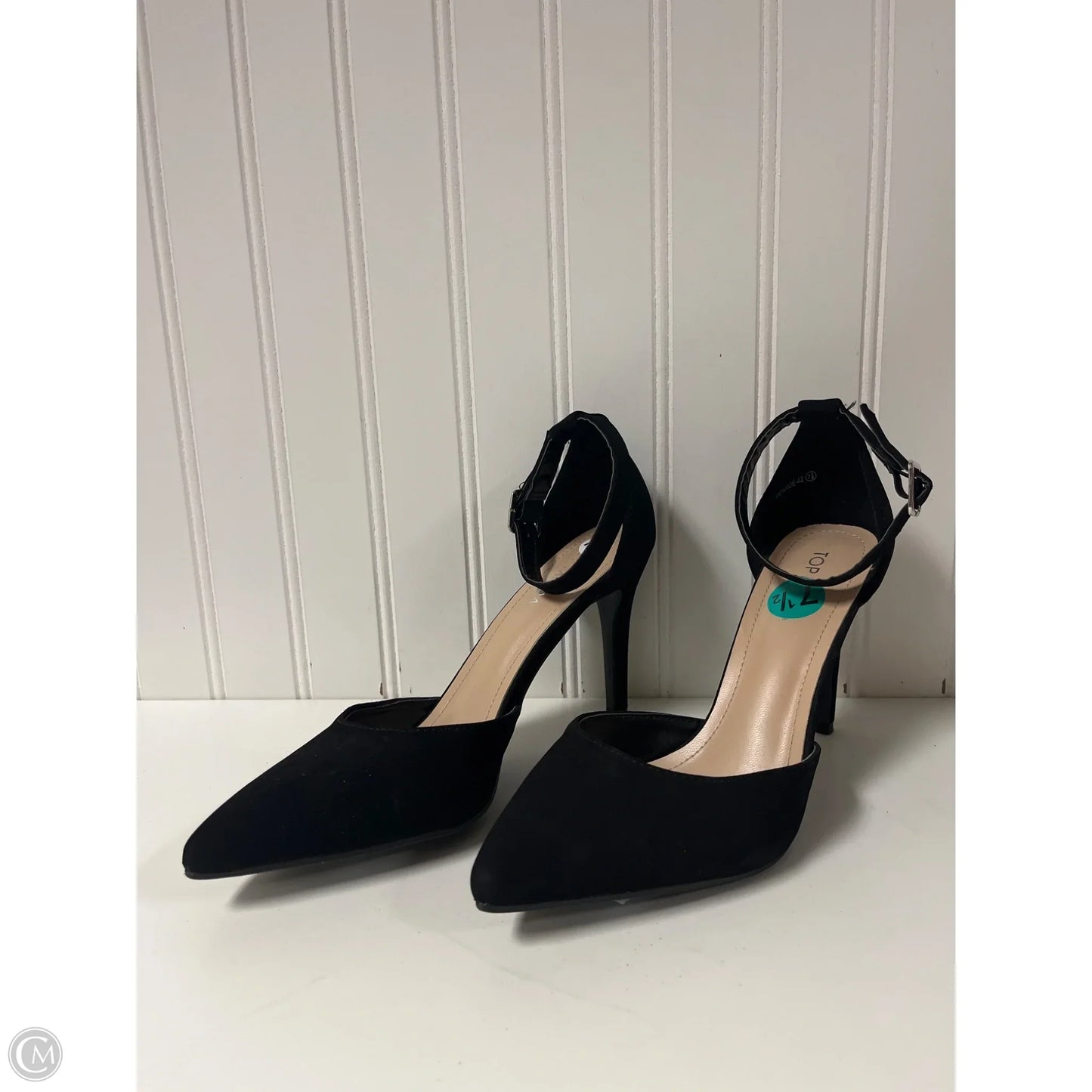 Shoes Heels Stiletto By Top Moda In Black, Size: 7.5