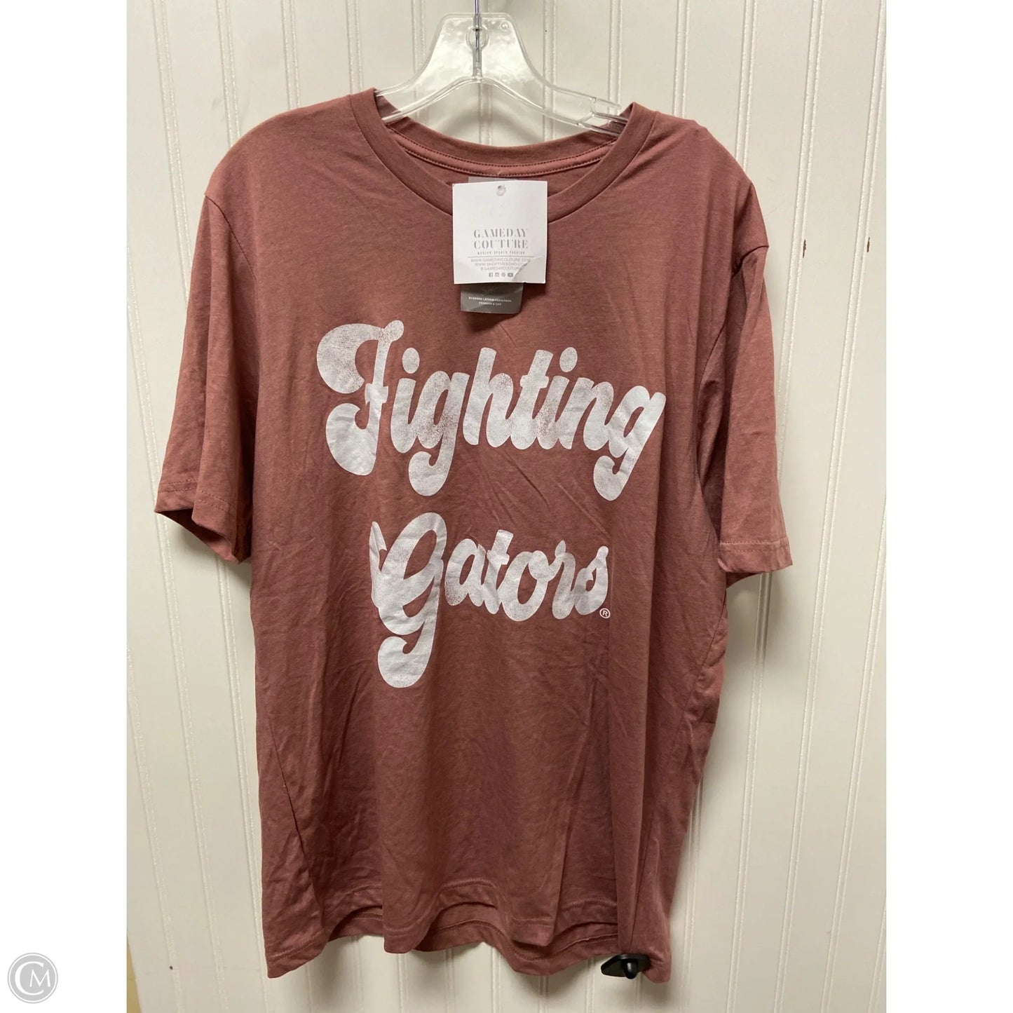 Athletic Top Short Sleeve By Clothes Mentor In Pink, Size: Xl