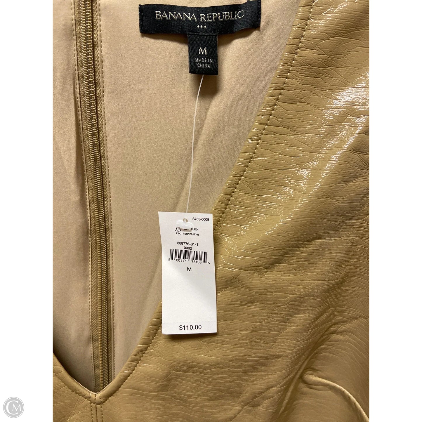 Dress Casual Short By Banana Republic In Beige, Size: M