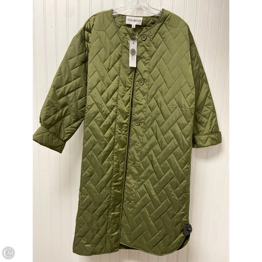 Coat Puffer & Quilted By Steve Madden In Green, Size: M