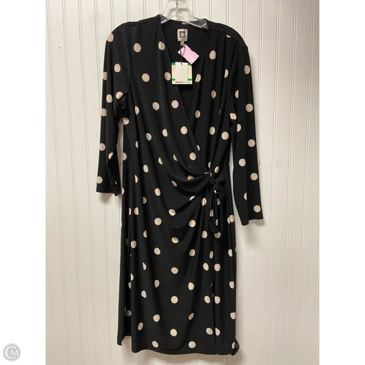 Dress Work By Anne Klein In Polkadot Pattern, Size: L