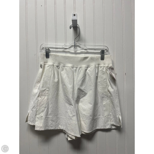 Athletic Shorts By Lululemon In White, Size: M