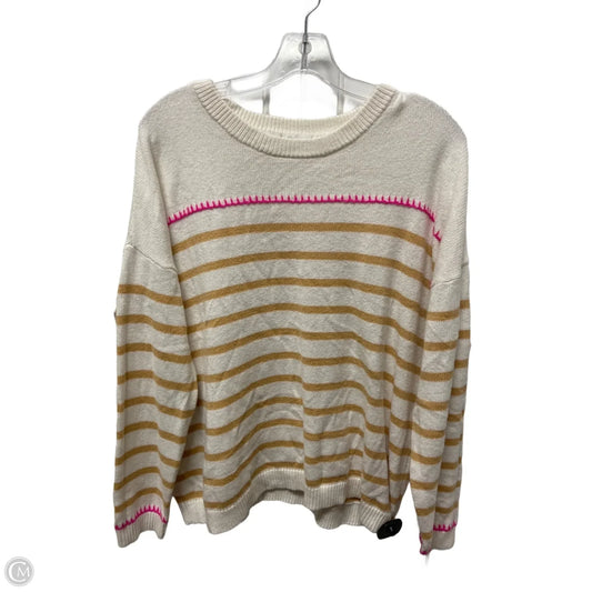Sweater Designer By Lilly Pulitzer In Striped Pattern, Size: Xl