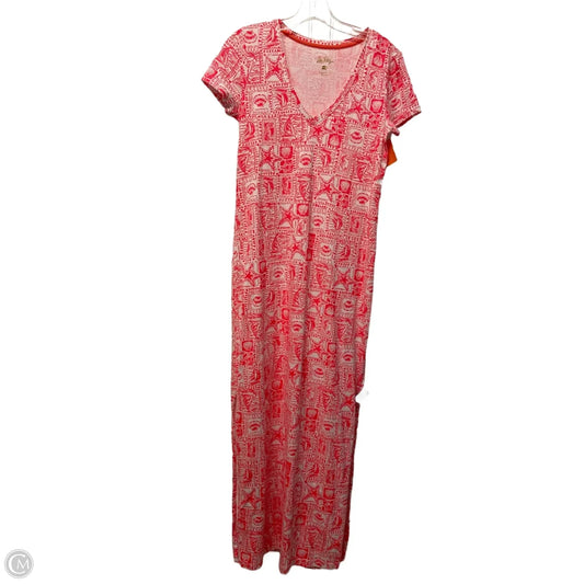 Dress Designer By Lilly Pulitzer In Pink & White, Size: Xs