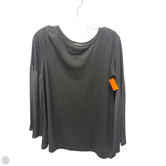 Top Long Sleeve Basic By Loft In Black, Size: Xs