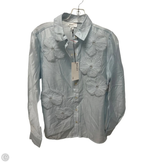 Top Long Sleeve By Bailey 44 In Blue, Size: Xs