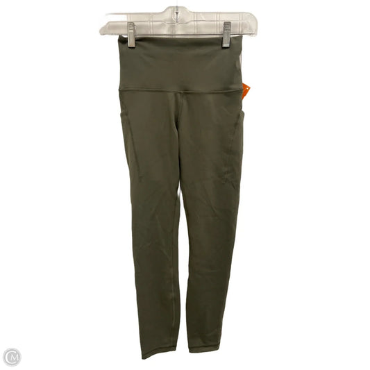 Athletic Leggings By Lululemon In Green, Size: S