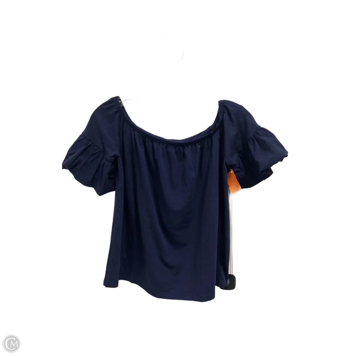 Top Short Sleeve Designer By Lilly Pulitzer In Navy, Size: Xs