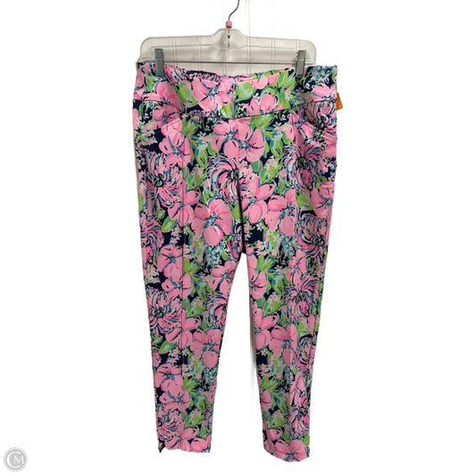Pants Designer By Lilly Pulitzer In Floral Print, Size: 14