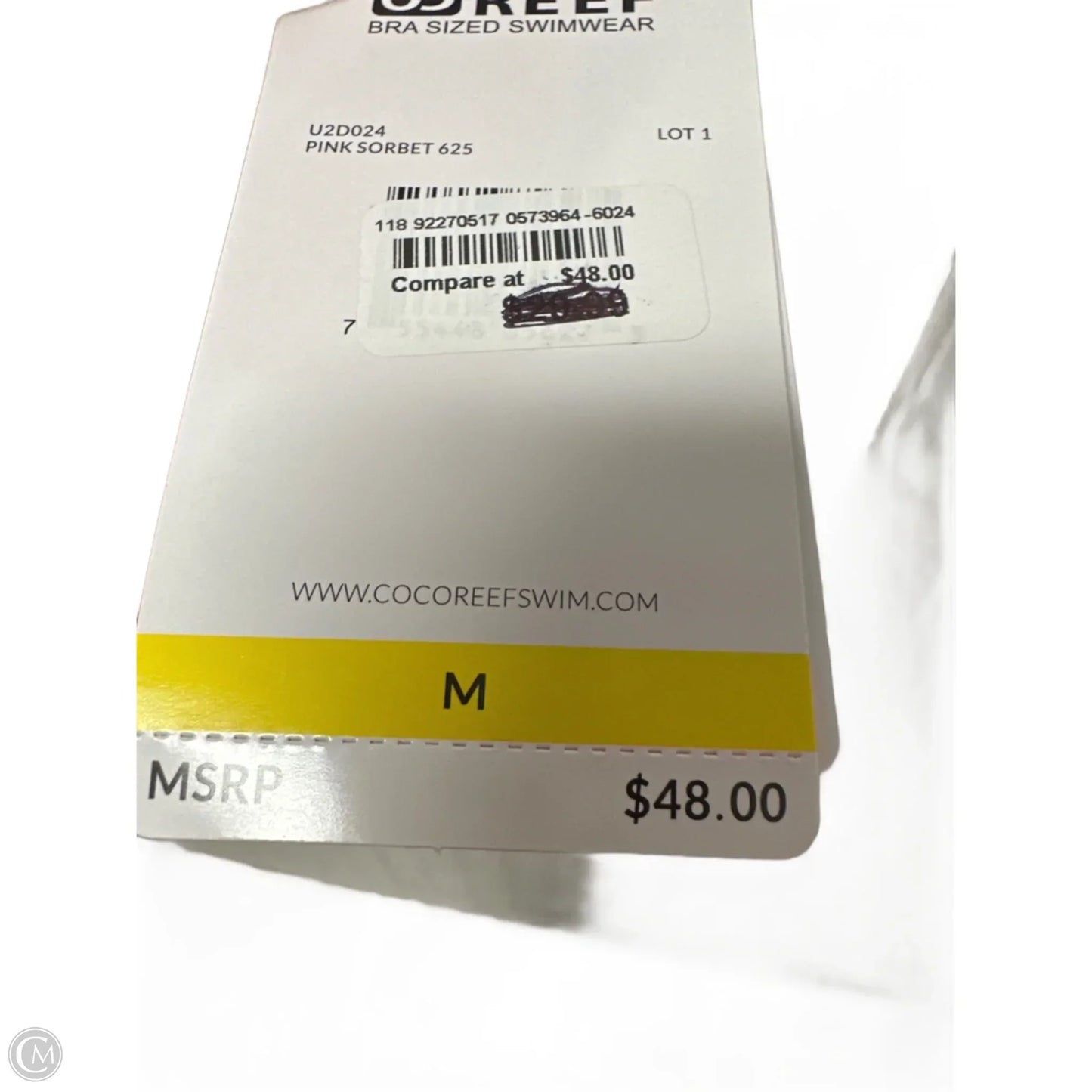 Swimsuit 2pc By Cmc In Pink, Size: M