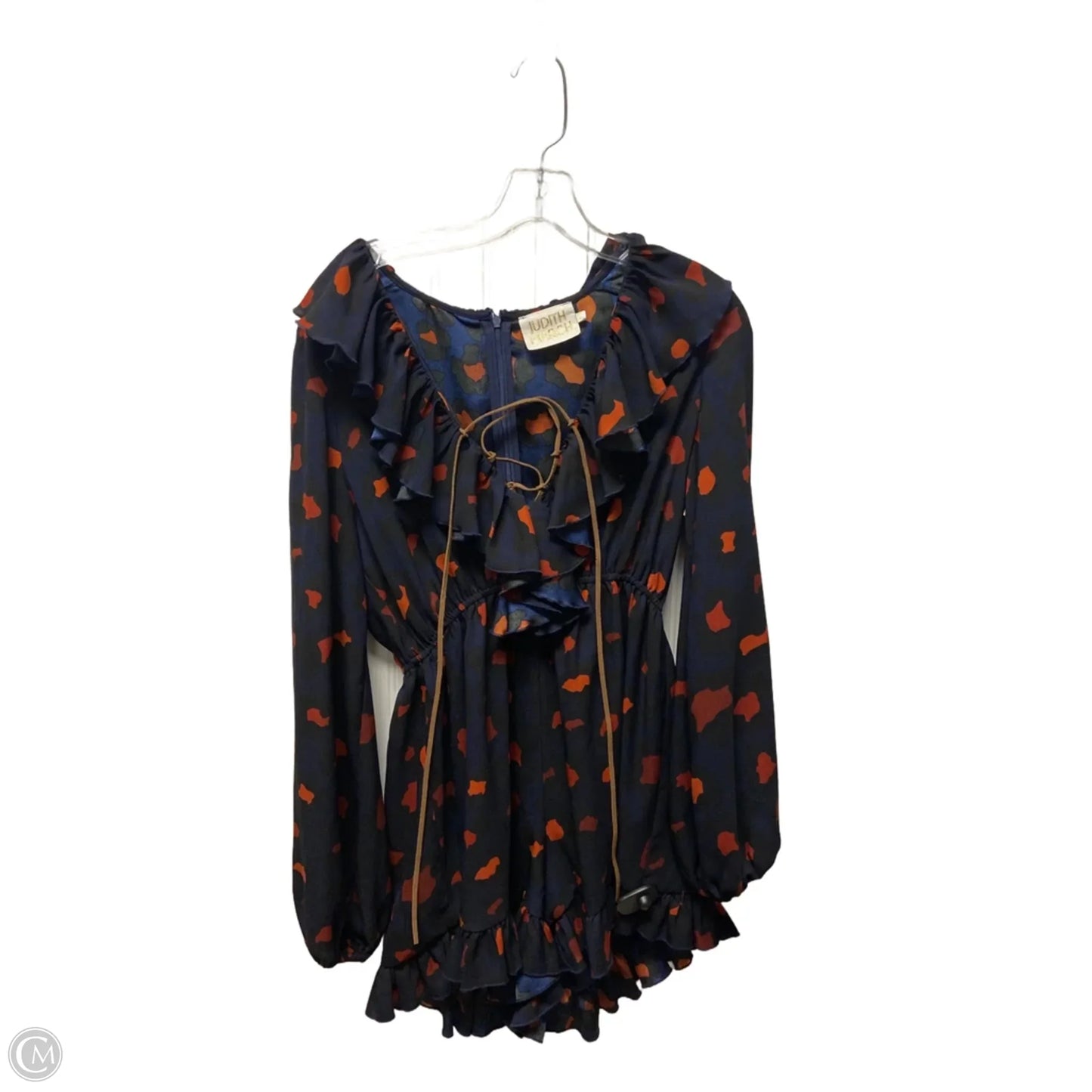 Dress Casual Short By Judith March In Blue & Orange, Size: L