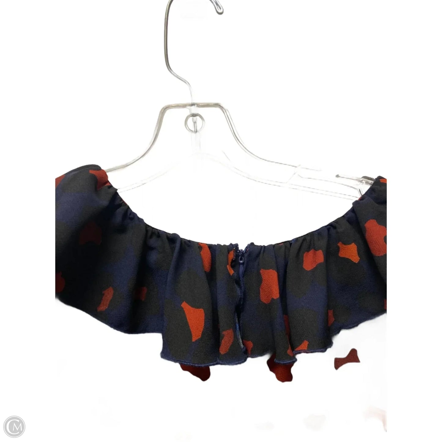 Dress Casual Short By Judith March In Blue & Orange, Size: L