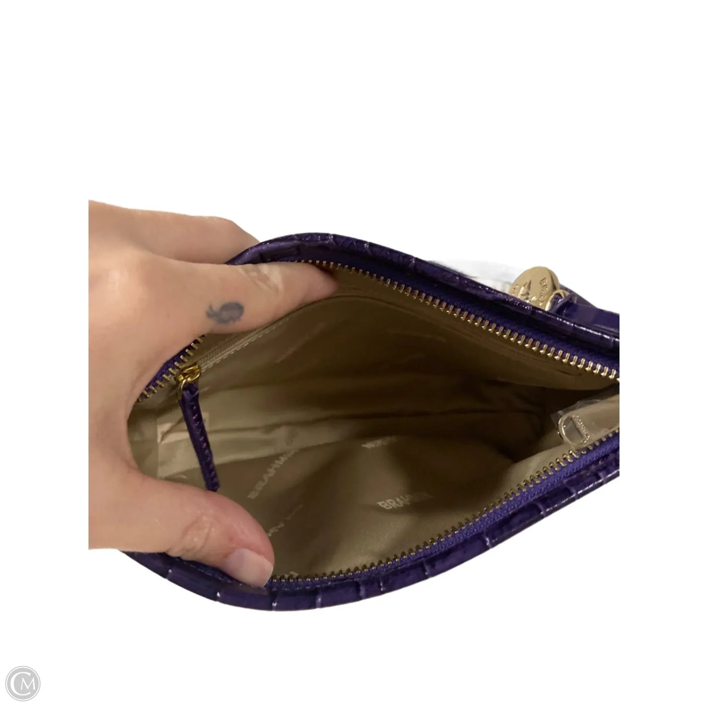 Handbag Designer By Brahmin, Size: Medium