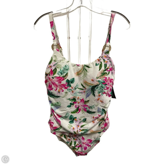 Swimsuit By La Blanca In Floral Print, Size: 1x