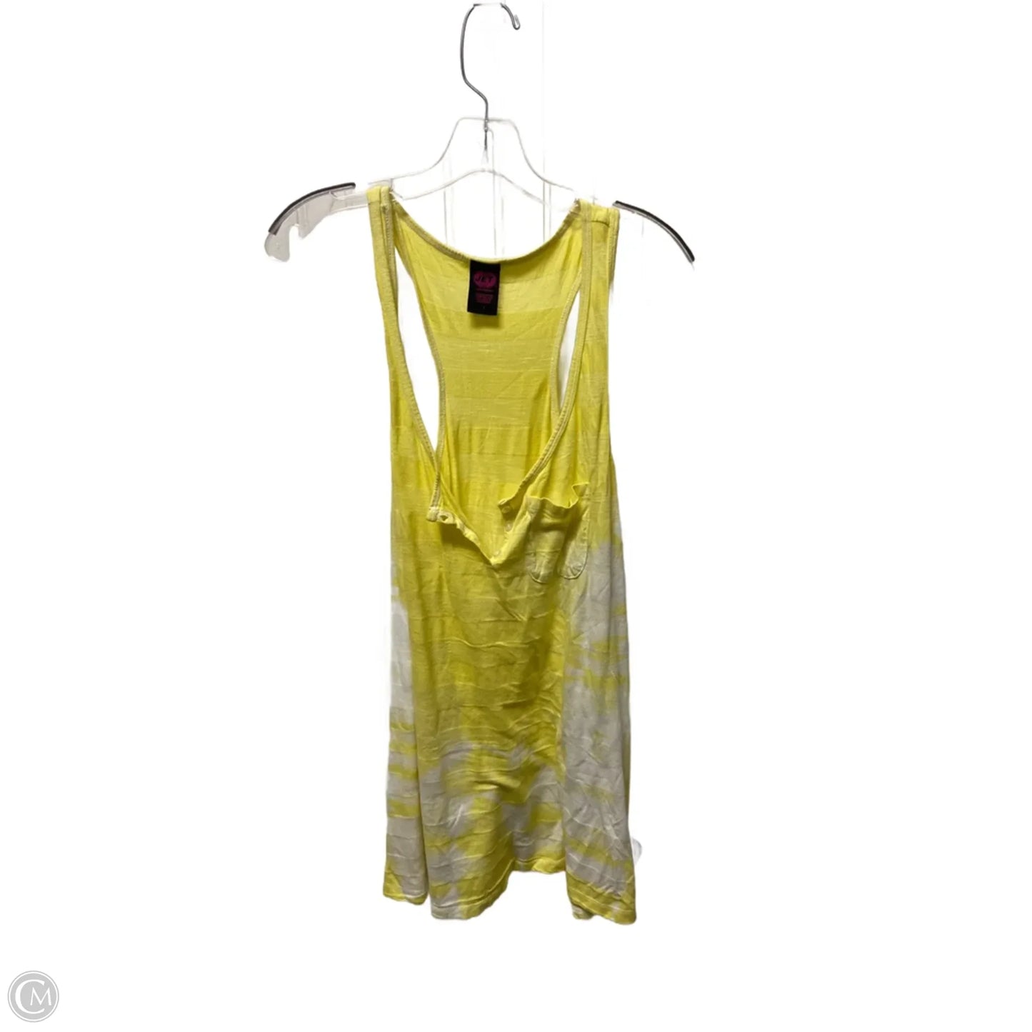 Top Sleeveless Basic By Clothes Mentor In Yellow, Size: 1x