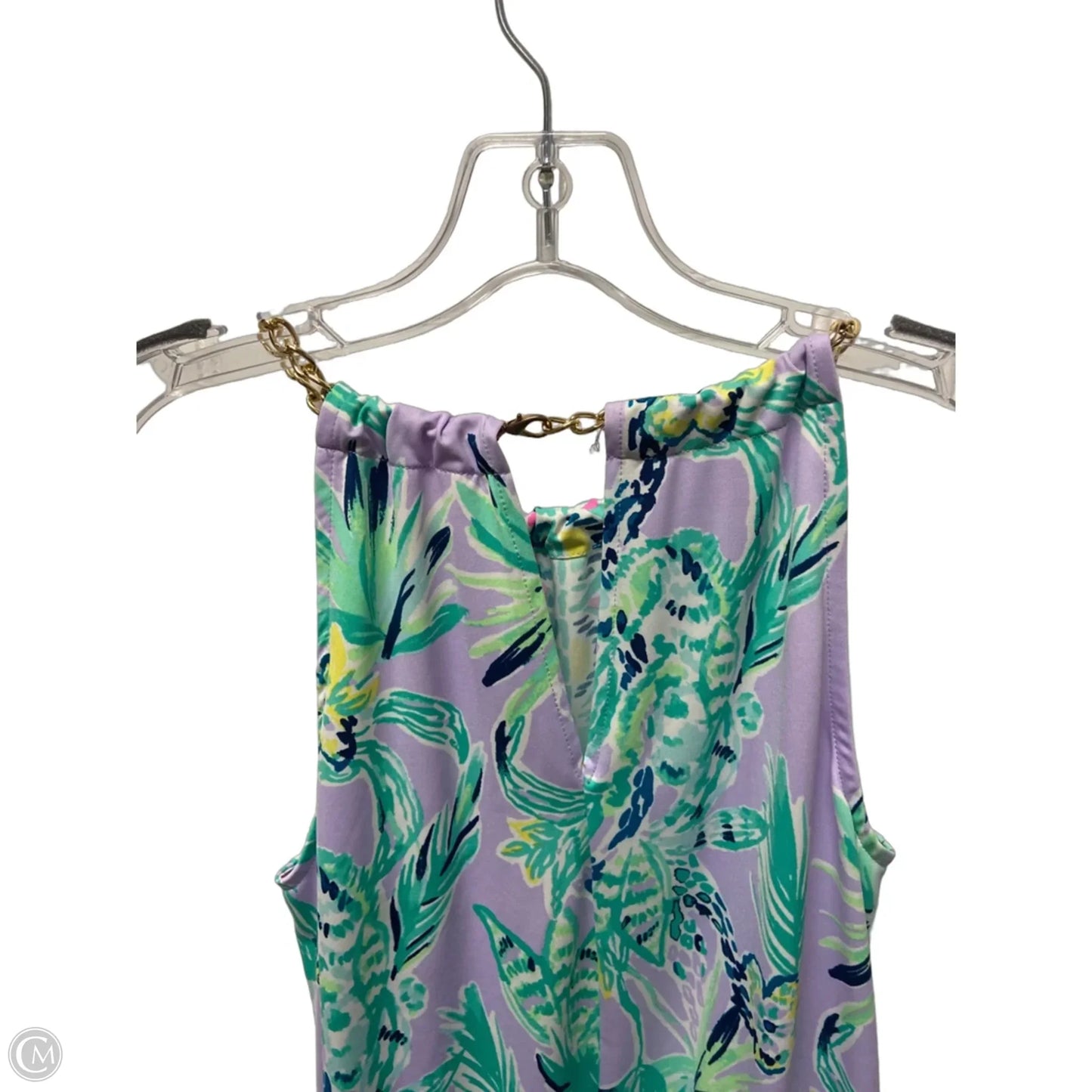 Top Sleeveless Designer By Lilly Pulitzer In Purple, Size: Xs