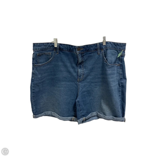 Shorts By Terra & Sky In Blue Denim, Size: 24