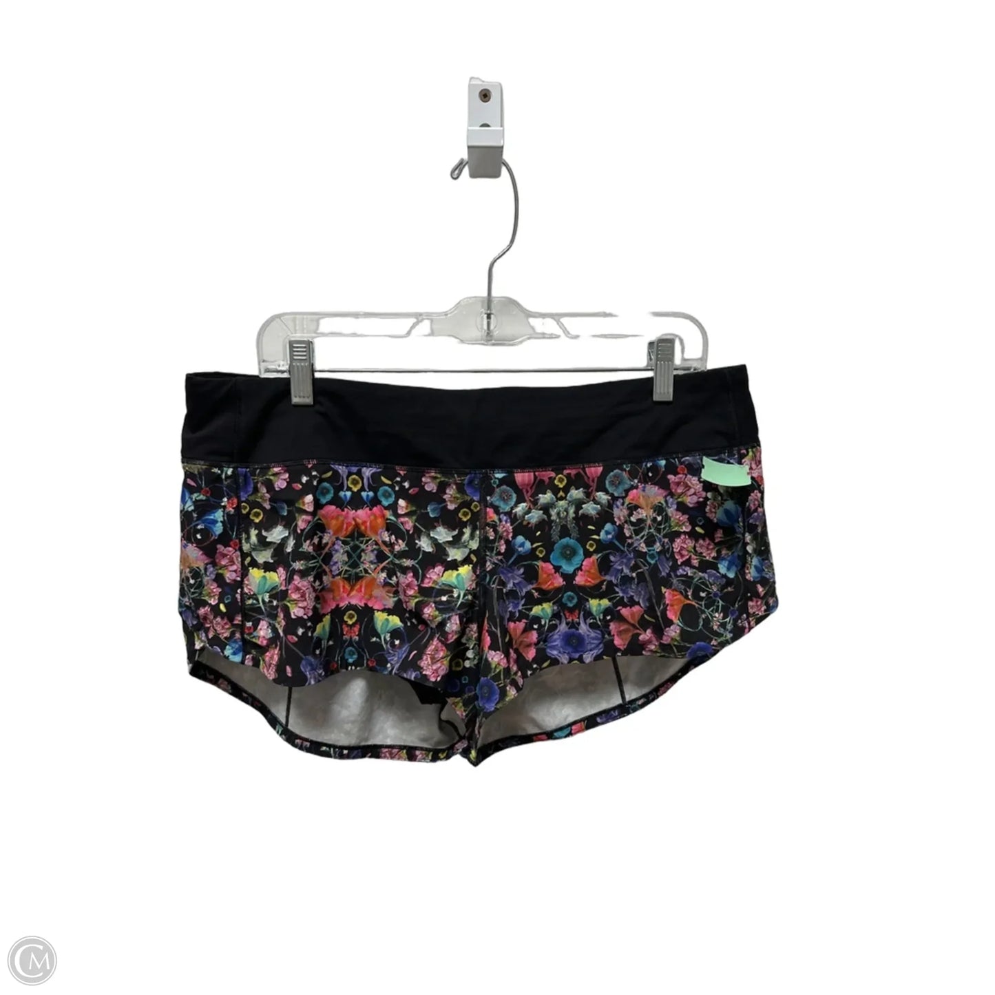 Athletic Shorts By Lululemon In Floral Print, Size: L