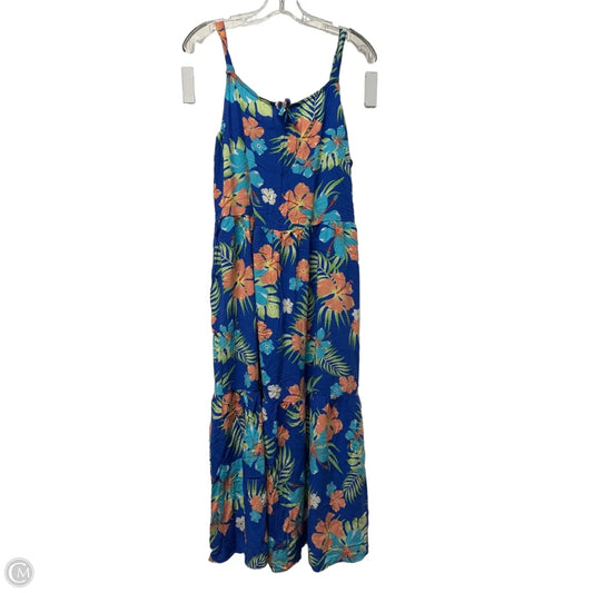 Dress Casual Maxi By Clothes Mentor In Floral Print, Size: Xl