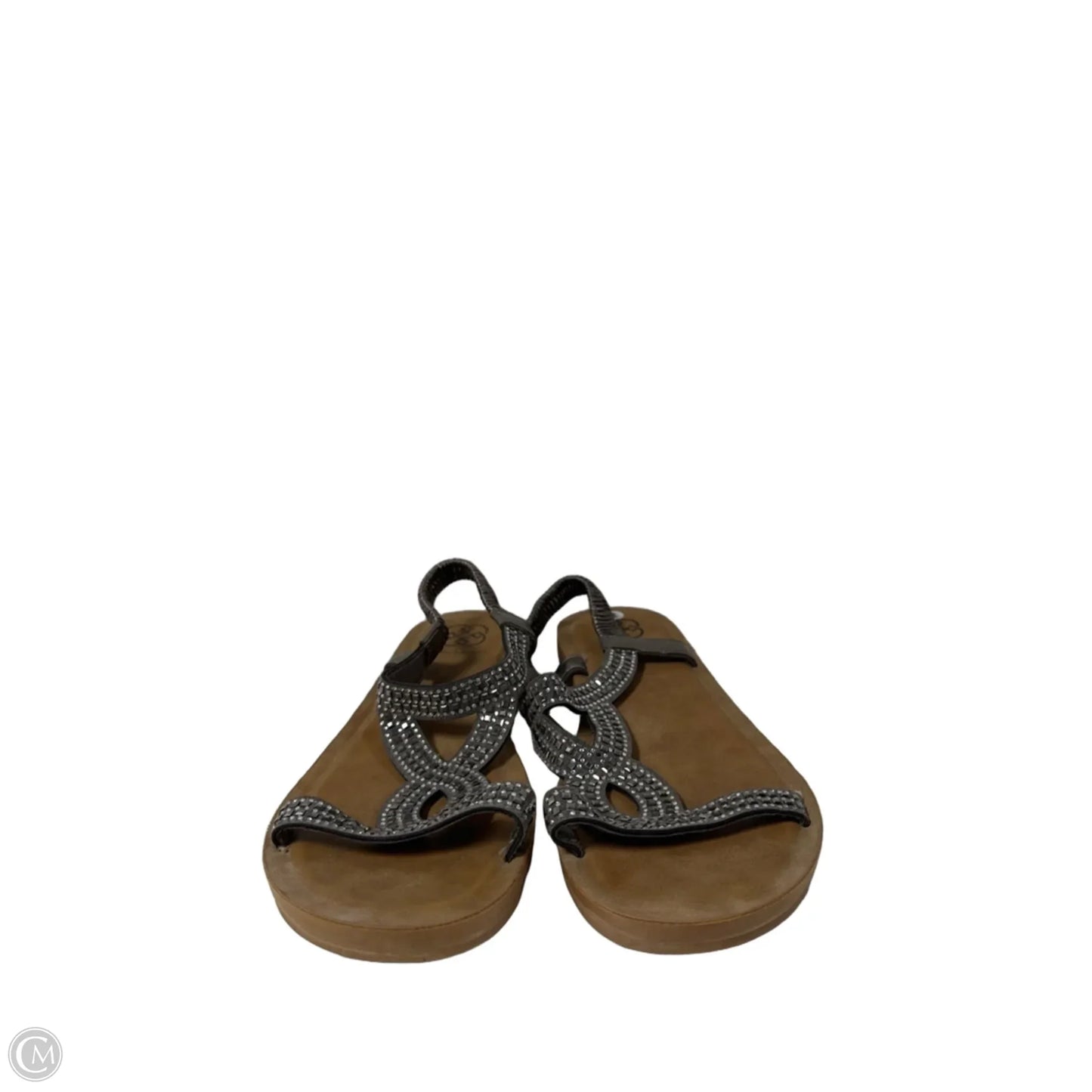 Sandals Flats By Daisy Fuentes In Grey, Size: 8