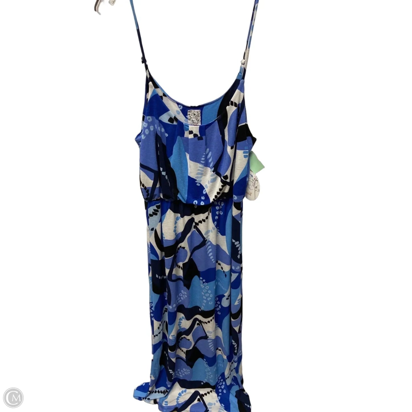 Dress Casual Maxi By Naif In Blue & White, Size: L