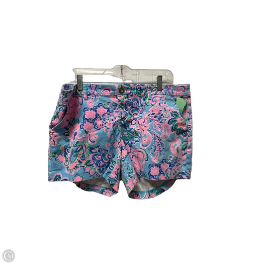 Shorts Designer By Lilly Pulitzer In Blue & Pink, Size: 14