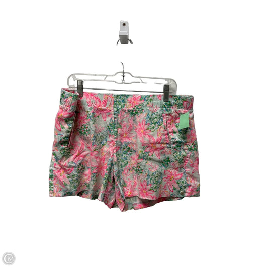 Shorts Designer By Lilly Pulitzer In Floral Print, Size: 14