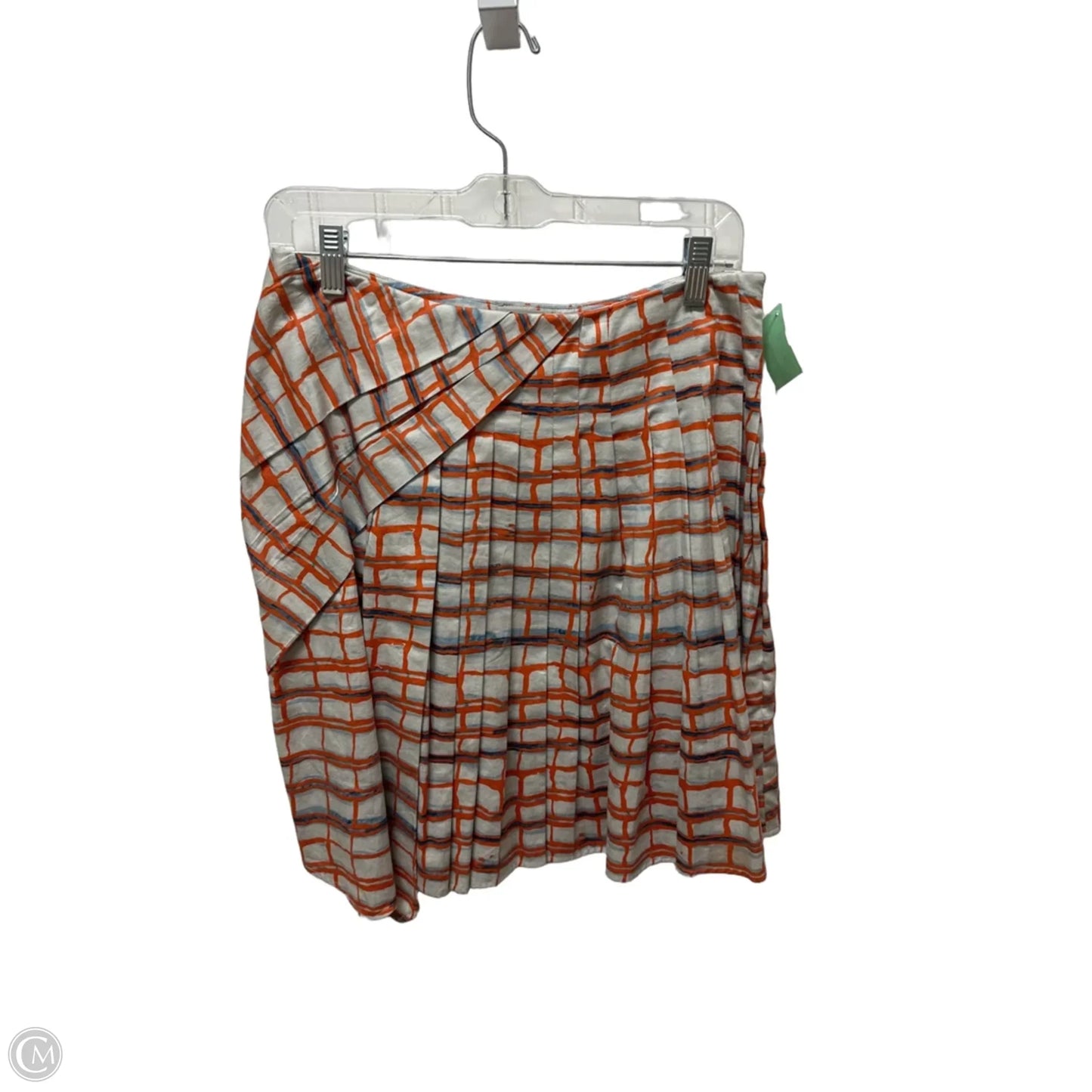Skirt Mini & Short By Maeve In Grey & Orange, Size: 2
