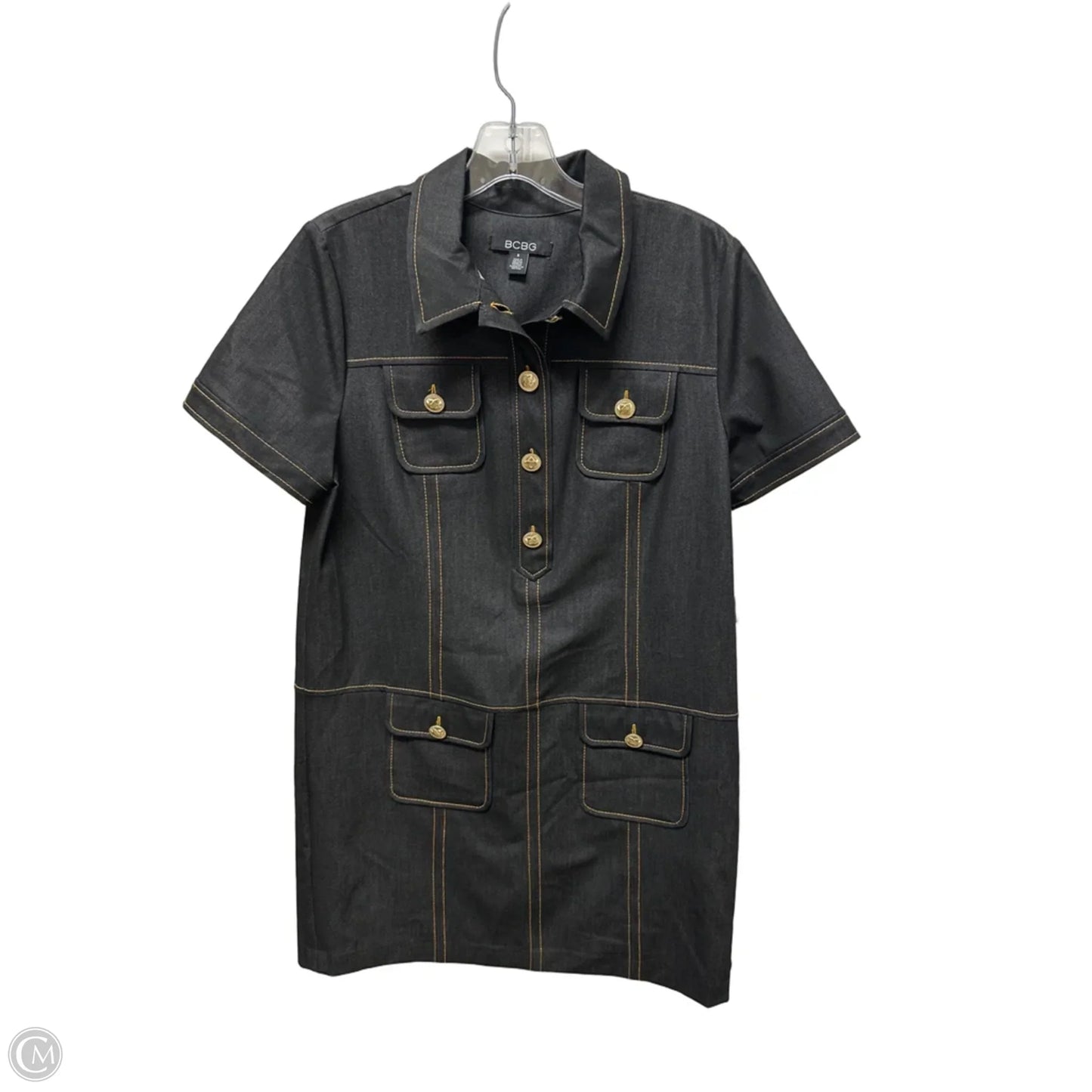 Dress Casual Short By Bcbg In Black Denim, Size: M