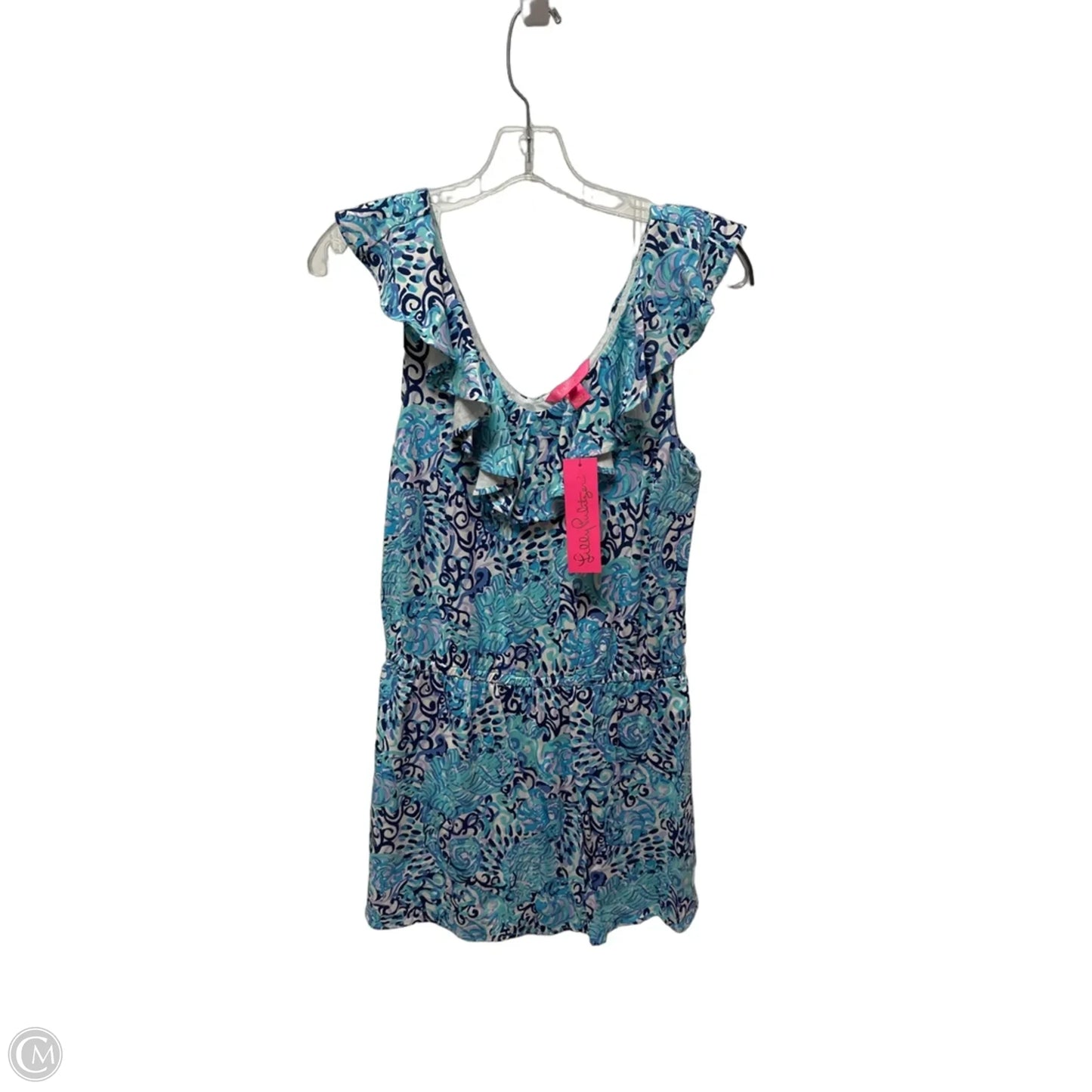 Dress Designer By Lilly Pulitzer In Blue & White, Size: S