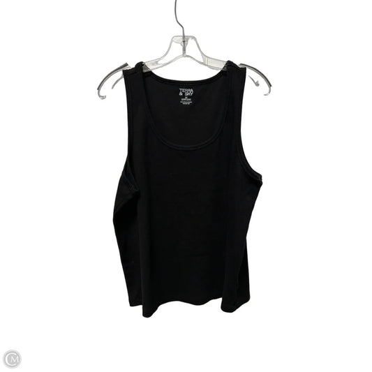 Top Sleeveless Basic By Terra & Sky In Black, Size: 2x