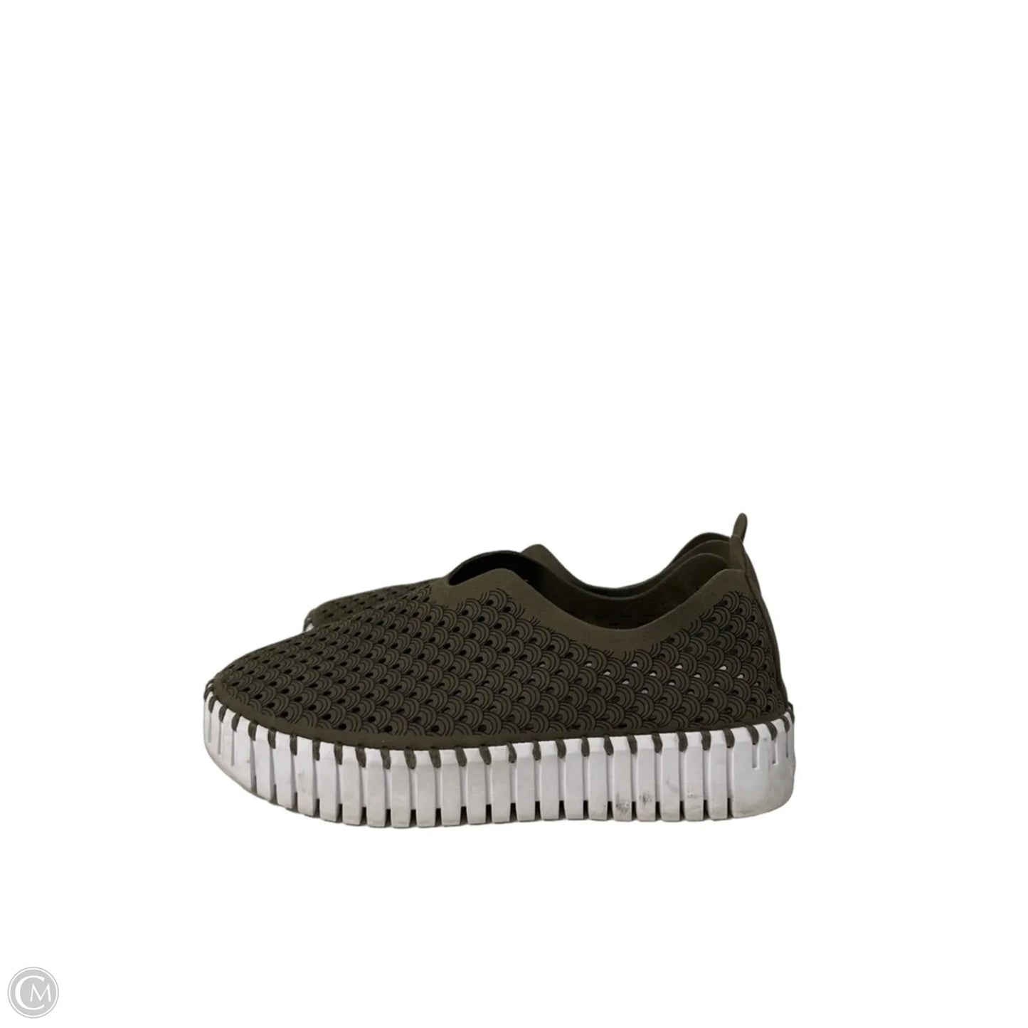 Shoes Flats By Cmc In Green, Size: 9.5