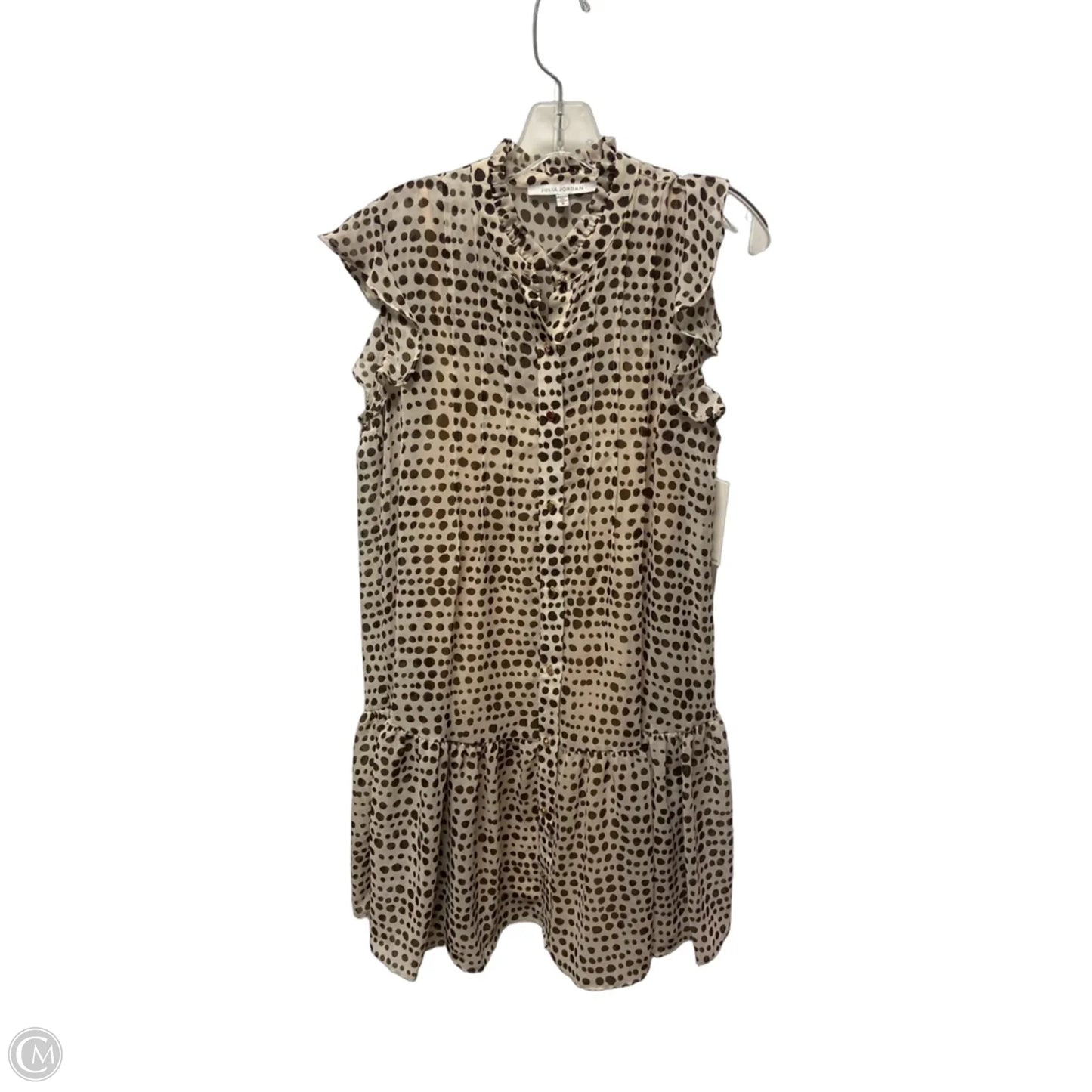 Dress Casual Short By Julia Jordan In Polkadot Pattern, Size: S