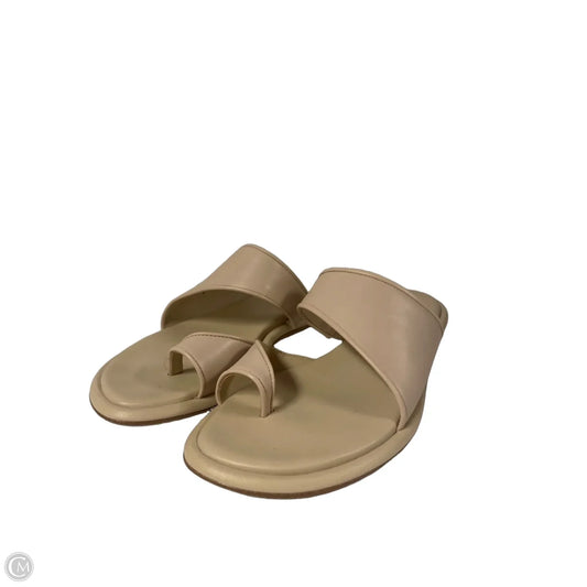 Sandals Flats By Vince In Beige, Size: 7