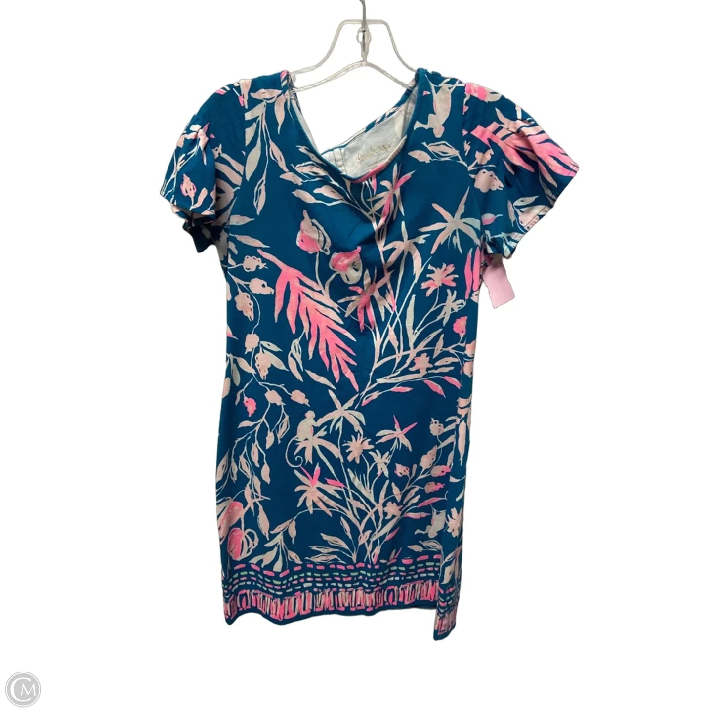 Dress Designer By Lilly Pulitzer In Blue & Pink, Size: S