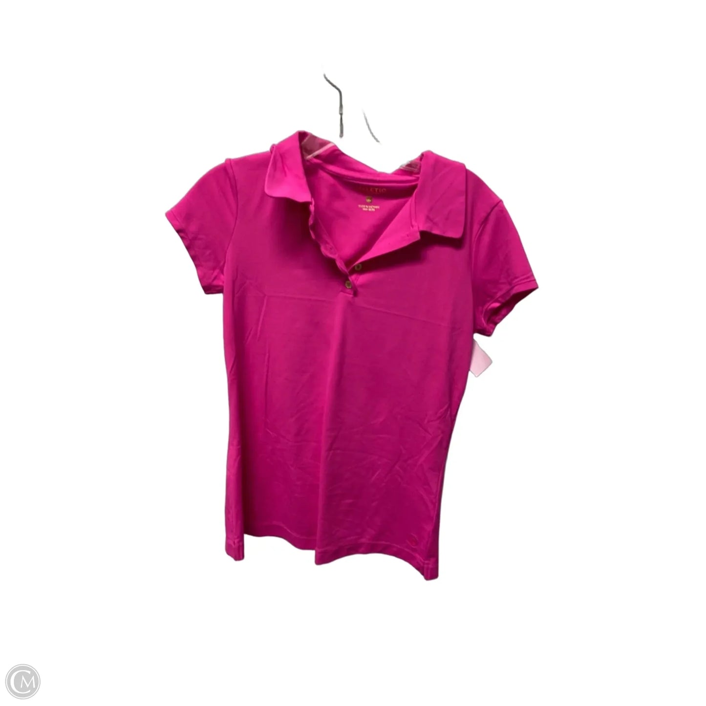 Top Short Sleeve Designer By Lilly Pulitzer In Pink, Size: S