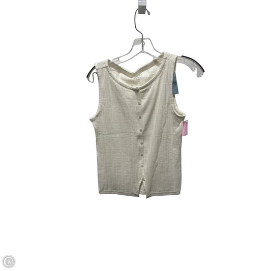 Top Sleeveless Basic By Loft In Cream, Size: Sp