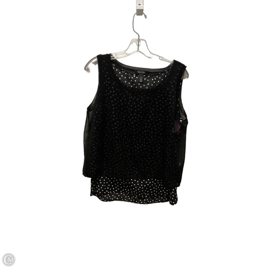 Top Sleeveless By White House Black Market In Polkadot Pattern, Size: S