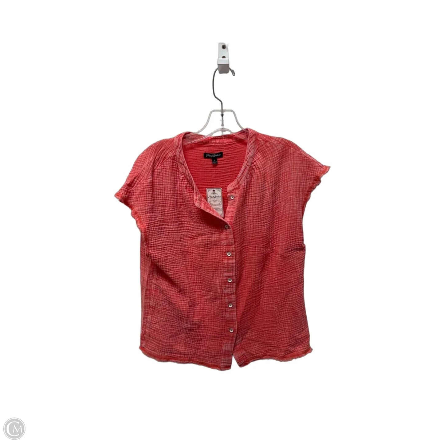 Top Short Sleeve Basic By Clothes Mentor In Pink, Size: S