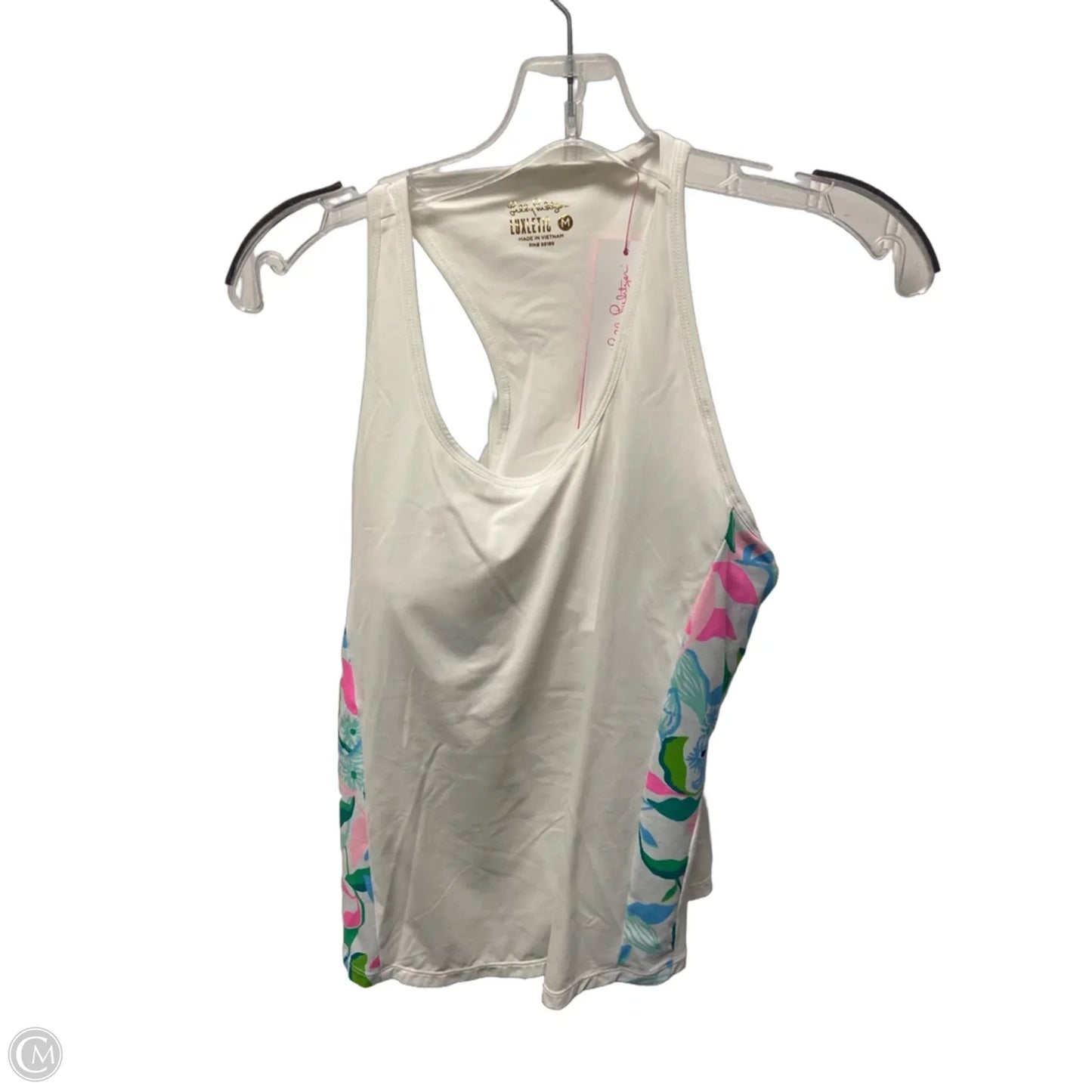 Top Sleeveless Designer By Lilly Pulitzer In White, Size: M