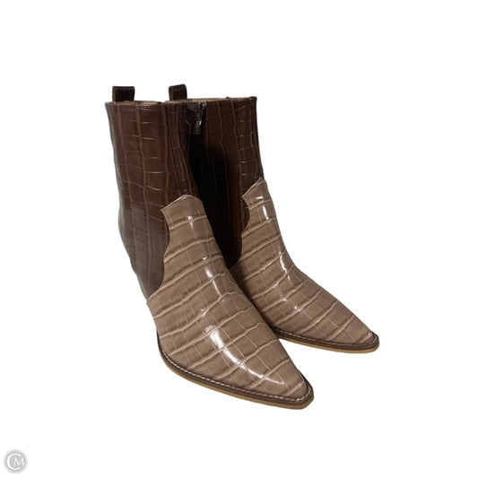 Boots Western By Clothes Mentor In Brown, Size: 10