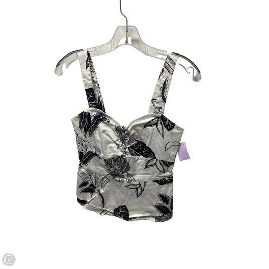 Top Sleeveless By White House Black Market In Black & White, Size: Xs